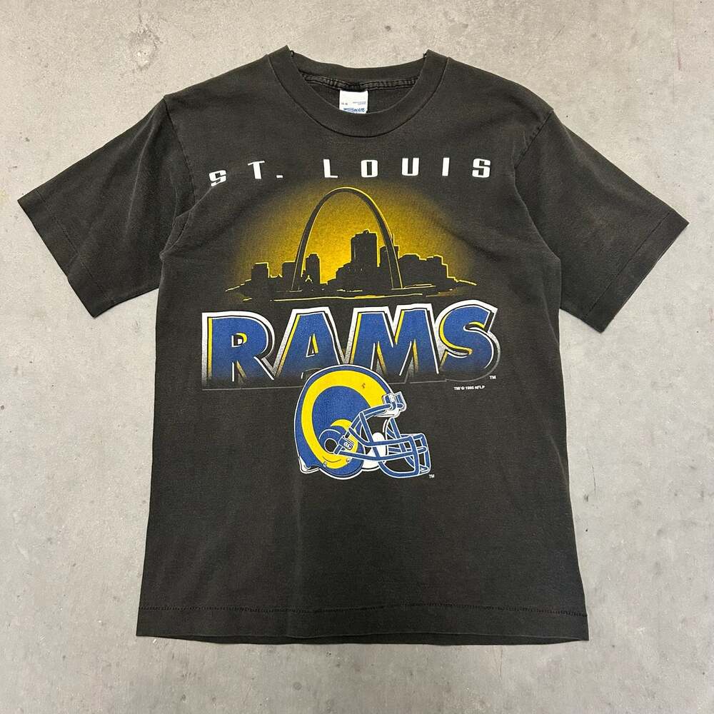 Vintage 1995 St. Louis Rams NFL Graphic T-Shirt by Salem Sportswear